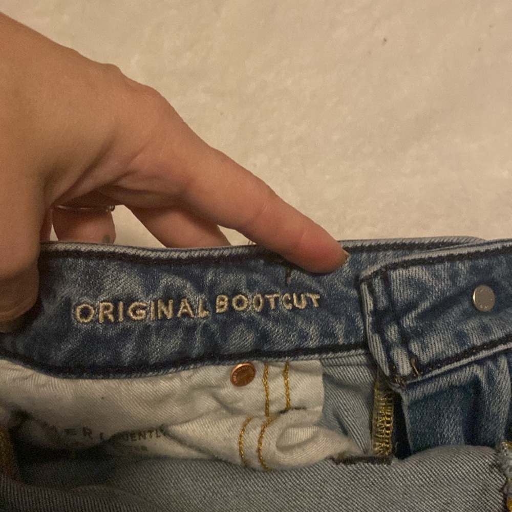 American Eagle Outfitters Blue Jeans Flex fit original boot cut GUC - Picture 11 of 11